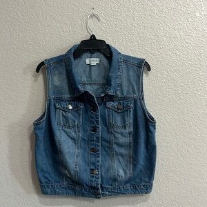 Ci Sono Blue Denim Vest